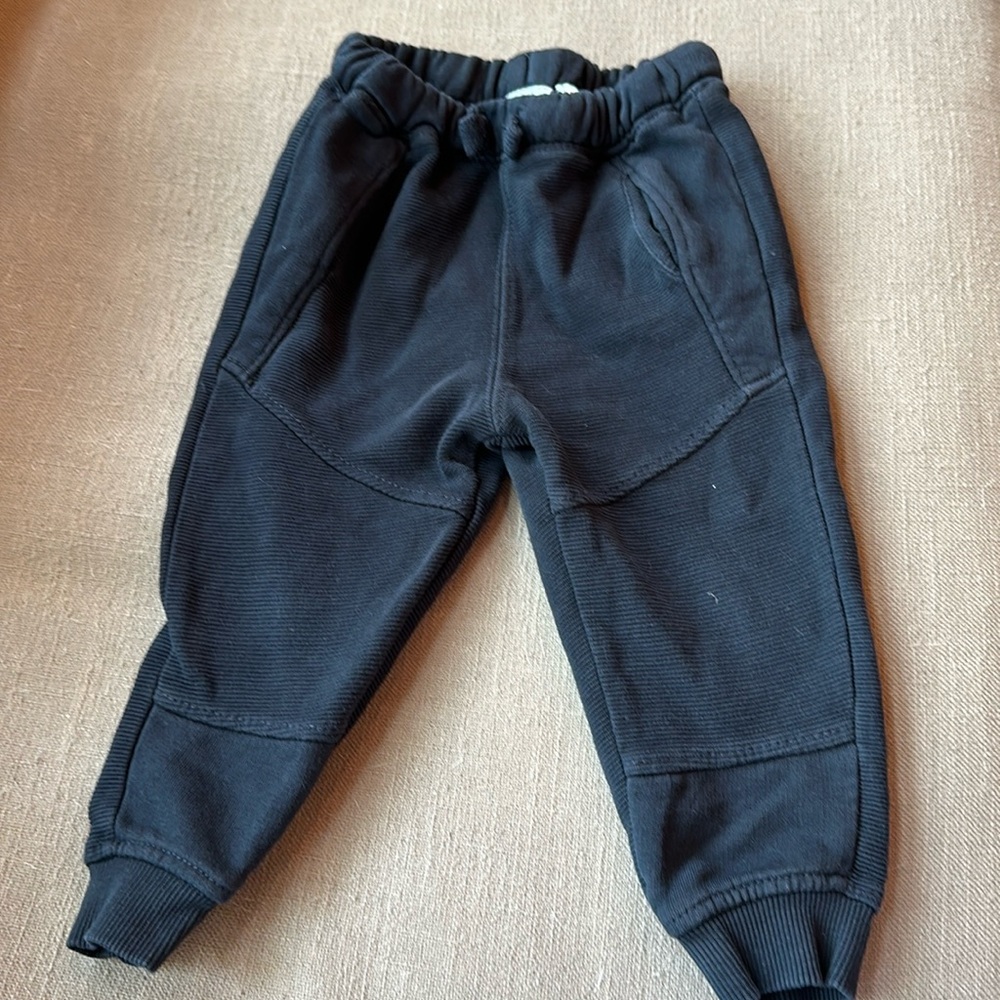 Zara Knit Ribbed Sweatpants, 18-24 Months